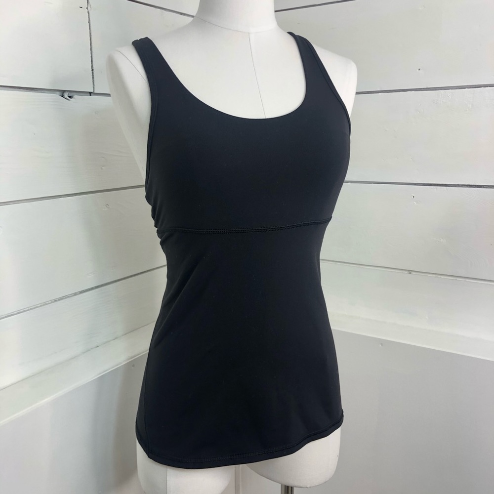 Lululemon Black “Crossback” Tank